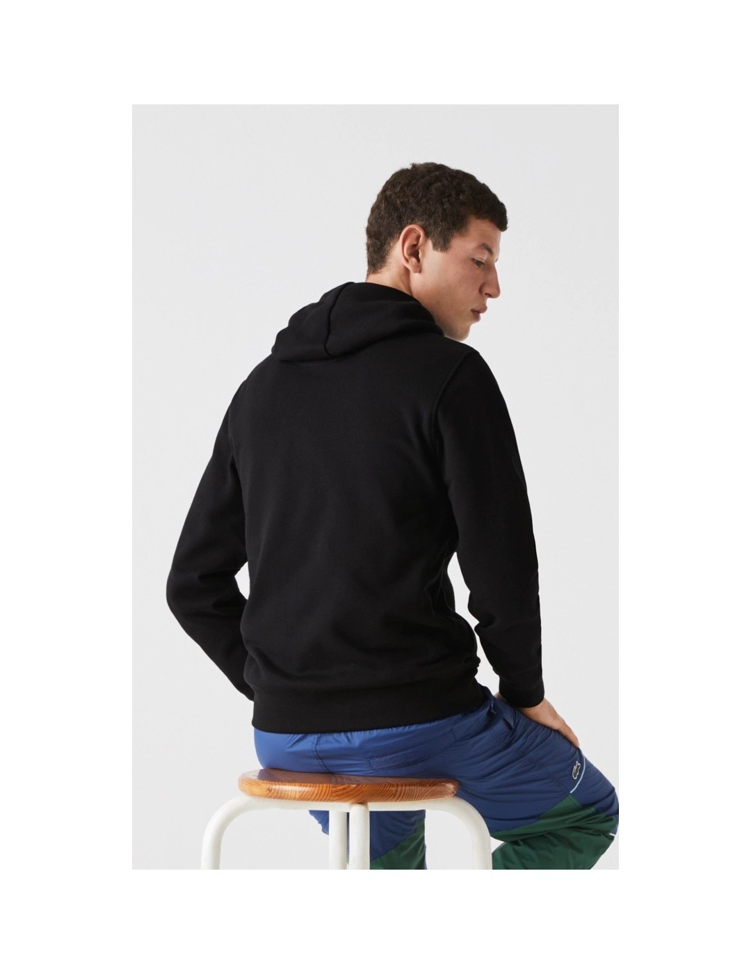 LACOSTE riempitivo sportivo con cappuccio noir